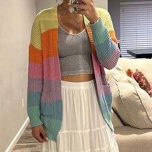 Rainbow cardigan